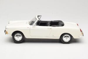 Peugeot 404 Kabrió Fehér Norev 1:18 184746 Fém – 4. kép a 8-ből
