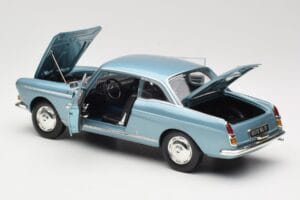 Peugeot 404 Coupe Kék Norev 1:18 184745 Fém – 5. kép a 8-ből