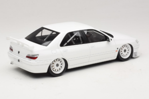 Peugeot 406 by Khyzyl Saleem Fehér Otto 1:18 OT1284 Gyanta – 2. kép a 6-ből