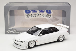 Peugeot 406 by Khyzyl Saleem Fehér Otto 1:18 OT1284 Gyanta – 6. kép a 6-ből