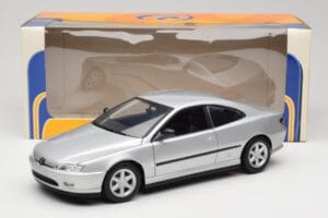 Peugeot 406 Coupe Ezüst Gate 1:18 01024 Fém – 8. kép a 8-ből