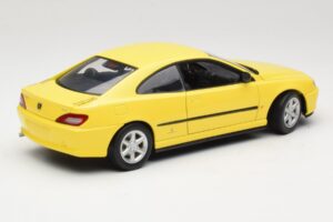 Peugeot 406 Coupe Sárga Gate 1:18 01022 Fém – 3. kép a 8-ből