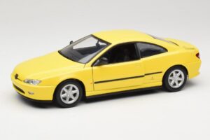 Peugeot 406 Coupe Sárga Gate 1:18 01022 Fém