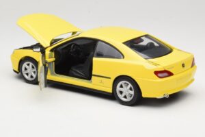 Peugeot 406 Coupe Sárga Gate 1:18 01022 Fém – 5. kép a 8-ből