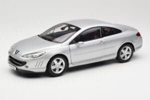 Peugeot 407 Coupe Ezüst Norev 1:18 184747 Fém