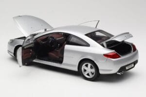 Peugeot 407 Coupe Ezüst Norev 1:18 184747 Fém – 5. kép a 8-ből