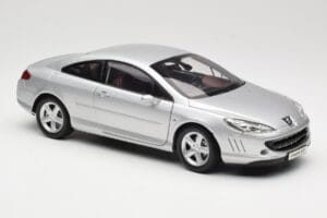 Peugeot 407 Coupe Ezüst Norev 1:18 184747 Fém – 6. kép a 8-ből