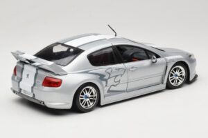 Peugeot 407 Racing Ezüst Solido 1:18 90642 Fém – 3. kép a 8-ből