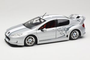 Peugeot 407 Racing Ezüst Solido 1:18 90642 Fém
