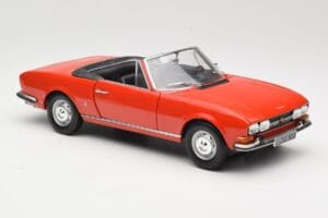 Peugeot 504 Kabrió Piros Norev 1:18 184754 Fém – 6. kép a 8-ből