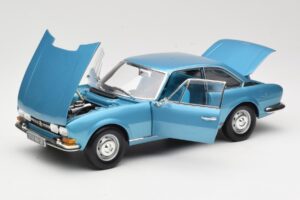 Peugeot 504 Coupe Kék Norev 1:18 184755 Fém – 2. kép a 8-ből