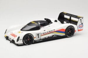 Peugeot 905 Evo 1B Group C #1 Peugeot Talbot Sport D. Warwick / Y. Dalmas / M. Blundell 24 Hours of Le Mans Winner 1992 Norev 1:18 Peugeot 905 Evo 1B Group C #1 Peugeot Talbot Sport D. Warwick / Y. Dalmas / M. Blundell 24 Hours of Le Mans Winner 1992 Norev