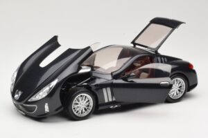 Peugeot 907 Concept Fekete Bburago 1:18 3407404 Fém – 2. kép a 8-ből