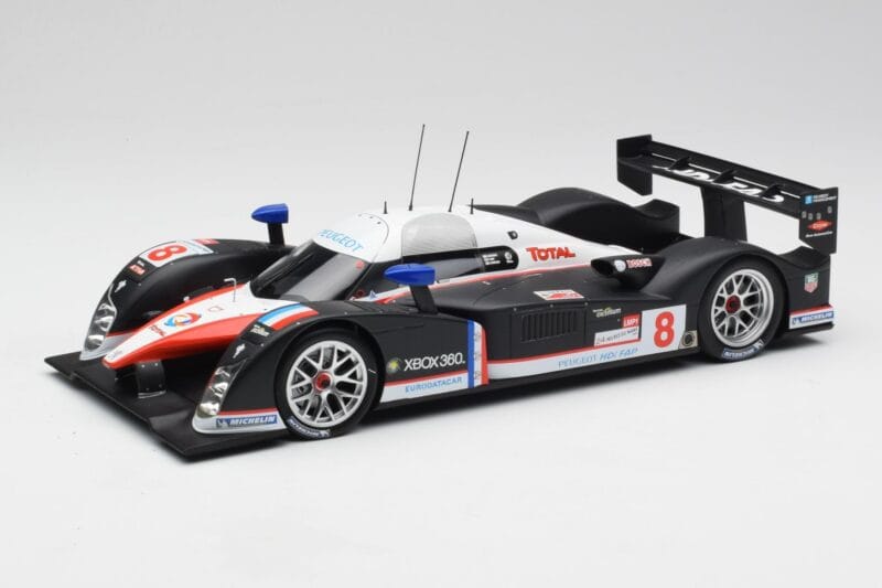 Peugeot 908 HDi LMP1 #8 S. Sarrazin / P. Lamy / S. Bourdais 24 Hours of Le Mans 2nd 2007 Minichamps 1:18 150071208 Fém