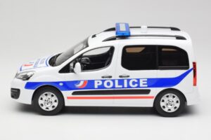 Peugeot Partner Police Kék Norev 1:18 184891 Fém – 3. kép a 6-ből