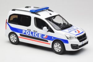 Peugeot Partner Police Kék Norev 1:18 184891 Fém – 4. kép a 6-ből