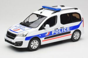 Peugeot Partner Police Kék Norev 1:18 184891 Fém
