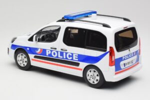 Peugeot Partner Police Kék Norev 1:18 184891 Fém – 5. kép a 6-ből