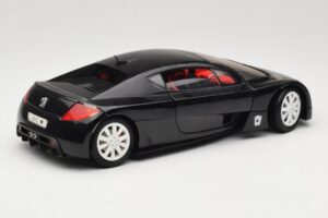 Peugeot RC Pique Fekete Solido 1:18 8147 Fém – 3. kép a 8-ből