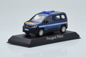 Peugeot Rifter Gendarmerie Otremer Kék Norev 1:43 479064 Fém – 2. kép a 4-ből