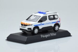Peugeot Rifter Police Municipale Fehér Norev 1:43 479067 Fém – 2. kép a 4-ből