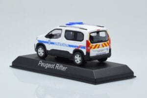 Peugeot Rifter Police Municipale Fehér Norev 1:43 479067 Fém – 3. kép a 4-ből