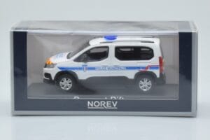 Peugeot Rifter Police Municipale Fehér Norev 1:43 479067 Fém – 4. kép a 4-ből