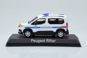 Peugeot Rifter Police Municipale Fehér Norev 1:43 479067 Fém