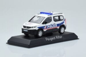 Peugeot Rifter Police Nationale Fehér Norev 1:43 479065 Fém – 2. kép a 4-ből
