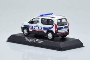 Peugeot Rifter Police Nationale Fehér Norev 1:43 479065 Fém – 3. kép a 4-ből