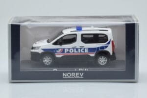 Peugeot Rifter Police Nationale Fehér Norev 1:43 479065 Fém – 4. kép a 4-ből