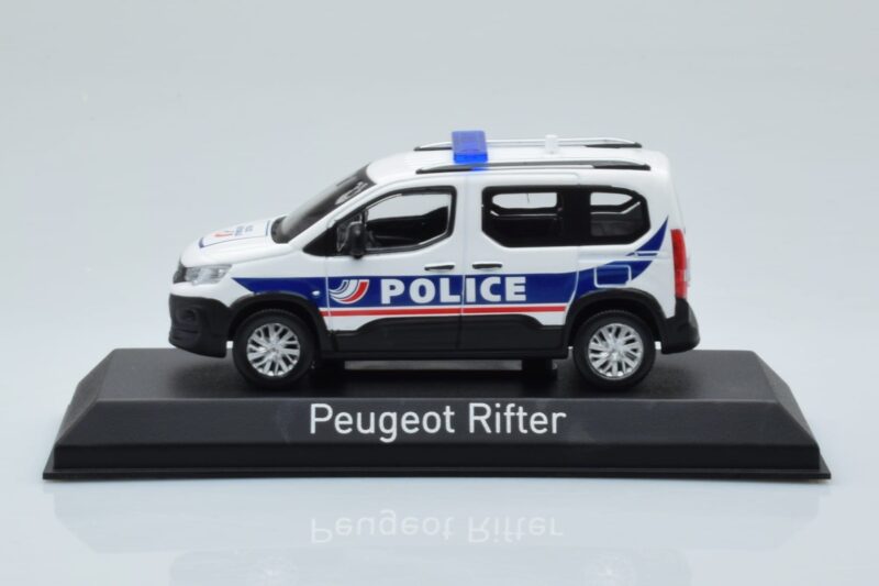 Peugeot Rifter Police Nationale Fehér Norev 1:43 479065 Fém