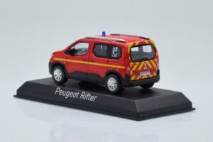 Peugeot Rifter Pompiers Piros Norev 1:43 479069 Fém – 3. kép a 4-ből