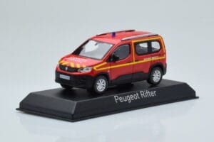Peugeot Rifter Pompiers Secours Medical Piros Norev 1:43 479070 Fém – 2. kép a 4-ből