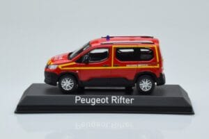 Peugeot Rifter Pompiers Secours Medical Piros Norev 1:43 479070 Fém
