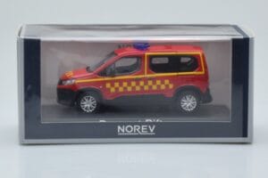 Peugeot Rifter Sapeurs Pompiers Piros Norev 1:43 479071 Fém – 4. kép a 4-ből