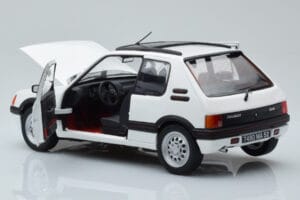 Peugeot 205 GTi 1.6 Fehér Norev 1:18 184849 Fém – 5. kép a 8-ből