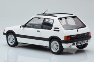 Peugeot 205 GTi 1.6 Fehér Norev 1:18 184849 Fém – 7. kép a 8-ből