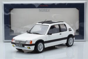 Peugeot 205 GTi 1.6 Fehér Norev 1:18 184849 Fém – 8. kép a 8-ből