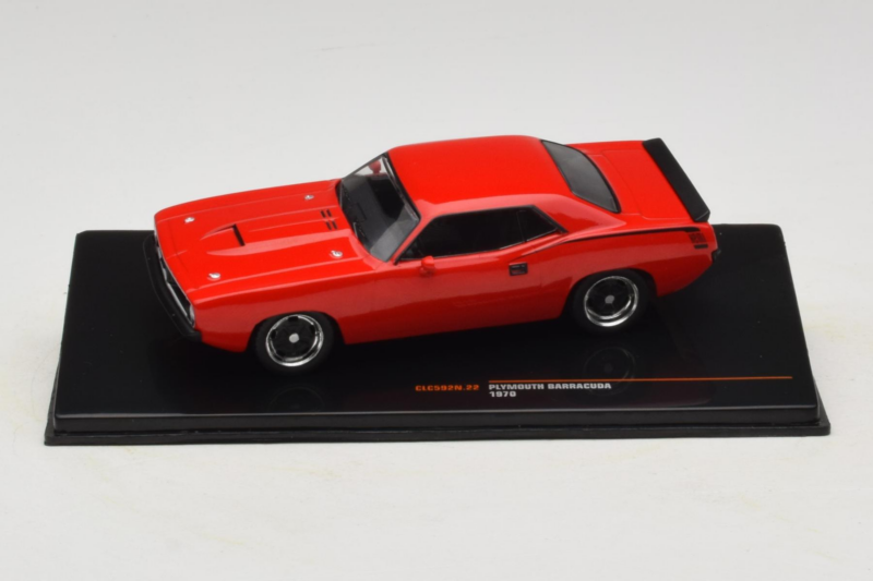 Plymouth Barracuda Piros IXO 1:43 CLC592N Fém