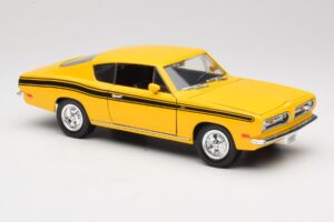 Plymouth Barracuda Sárga Road Legends 1:18 92178 Fém – 6. kép a 8-ből