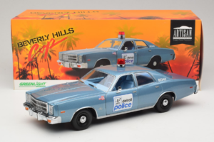 Plymouth Fury Beverly Hills PD Kék GreenLight 1:18 19069 Fém – 8. kép a 8-ből
