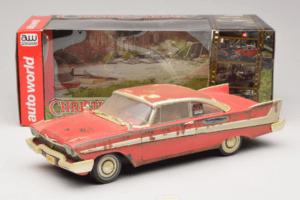 Plymouth Fury Piros Christine Piszkos Verzió Auto World 1:18 AWSS119/06 Fém – 8. kép a 8-ből