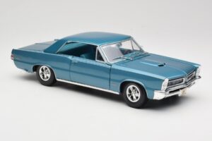 Pontiac GTO Hurst Edition Kék Maisto 1:18 531885 Fém – 6. kép a 8-ből