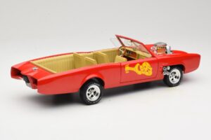 Pontiac GTO Monkeemobile Piros ERTL 1:18 33150 Fém – 3. kép a 8-ből
