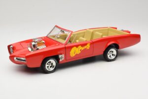 Pontiac GTO Monkeemobile Piros ERTL 1:18 33150 Fém