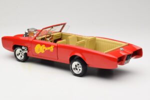 Pontiac GTO Monkeemobile Piros ERTL 1:18 33150 Fém – 7. kép a 8-ből