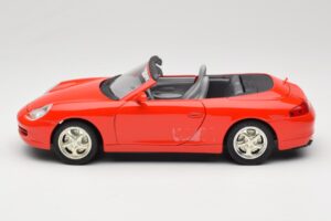 Porsche 911 996 Kabrió Piros Mira 1:18 6930 Fém – 4. kép a 8-ből