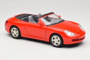 Porsche 911 996 Kabrió Piros Mira 1:18 6930 Fém – 6. kép a 8-ből