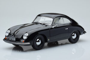 Porsche 356 Fekete Norev 1:18 187451 Fém